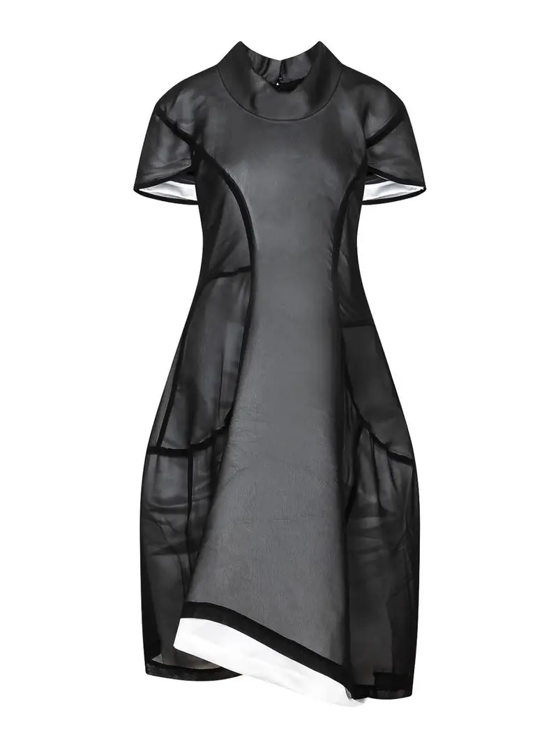 MiniVestito Comme Des Garcons in poliestere Nero