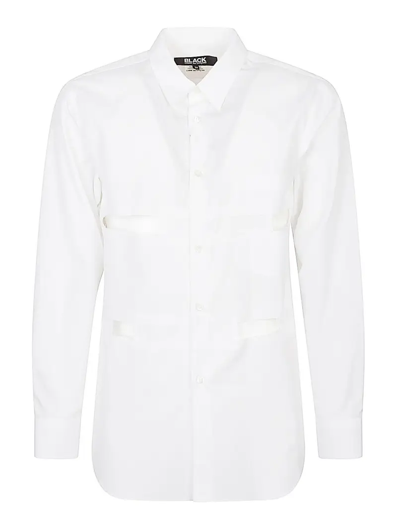 Openshirt di cotone Bianco