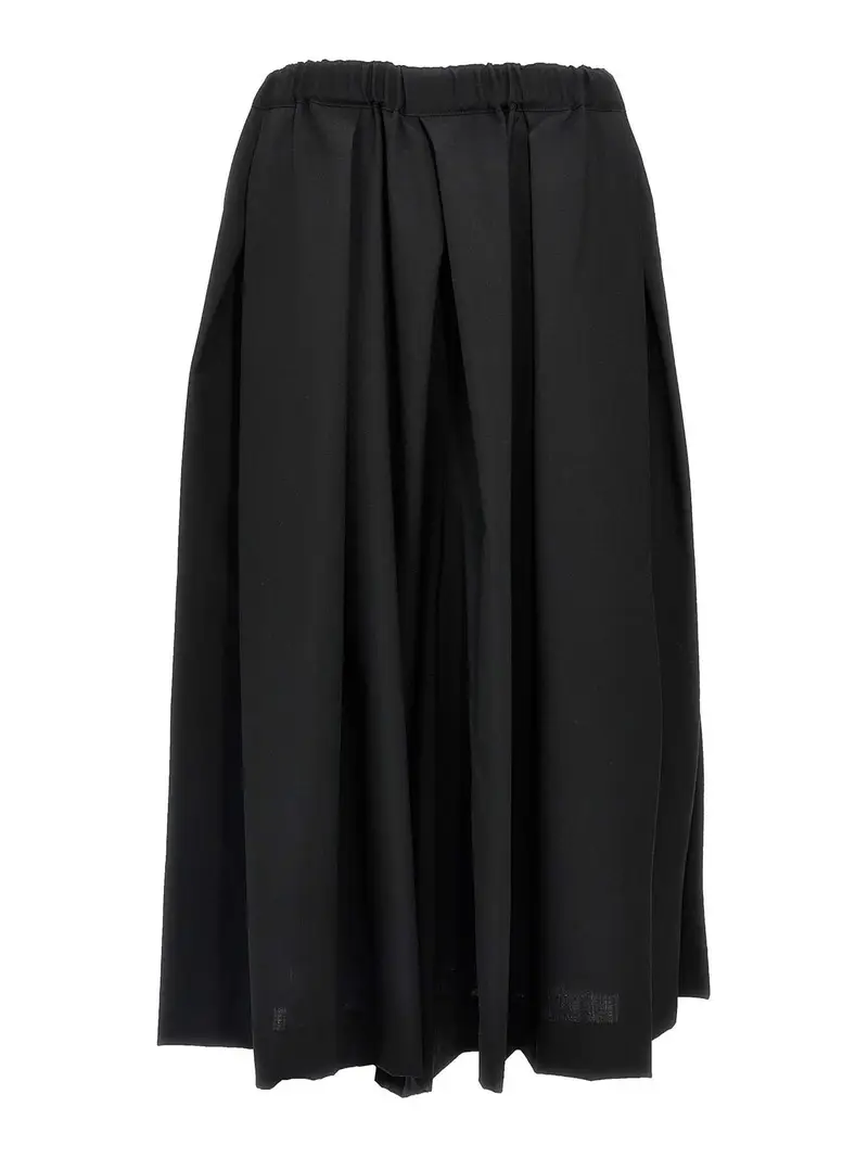 Pantaloni di lana Nero