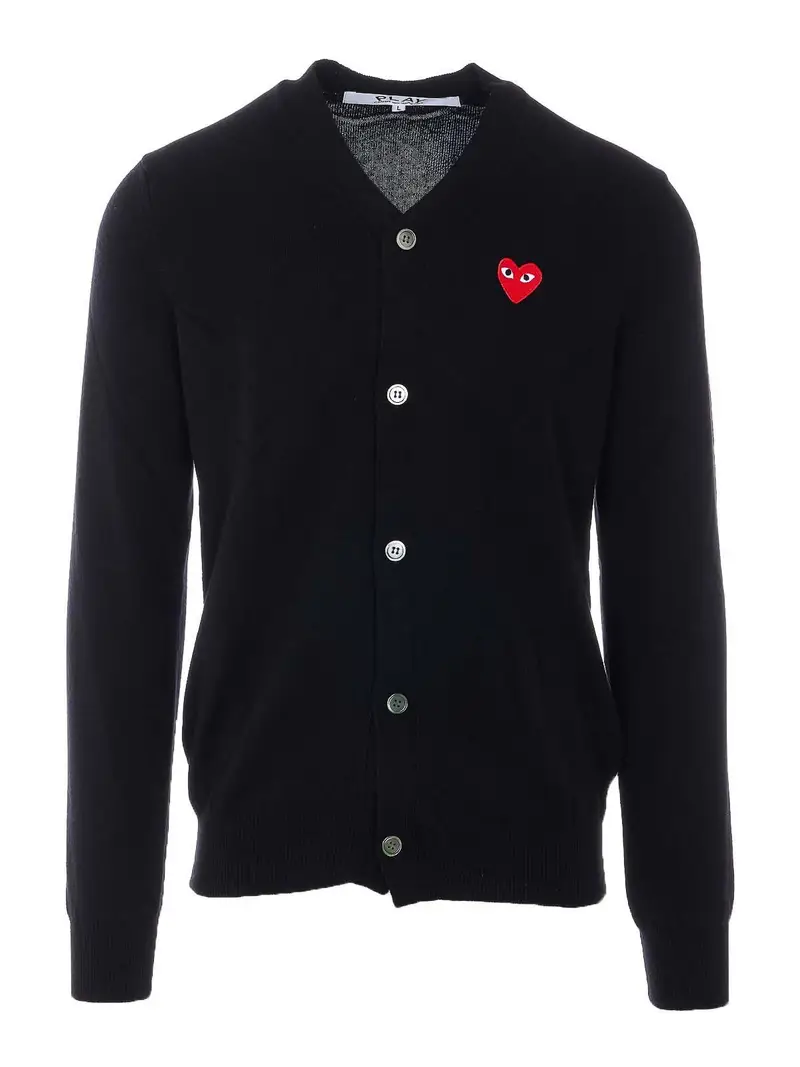 COMME DES GARÇONS PLAY Cardigan Rosso 4186580