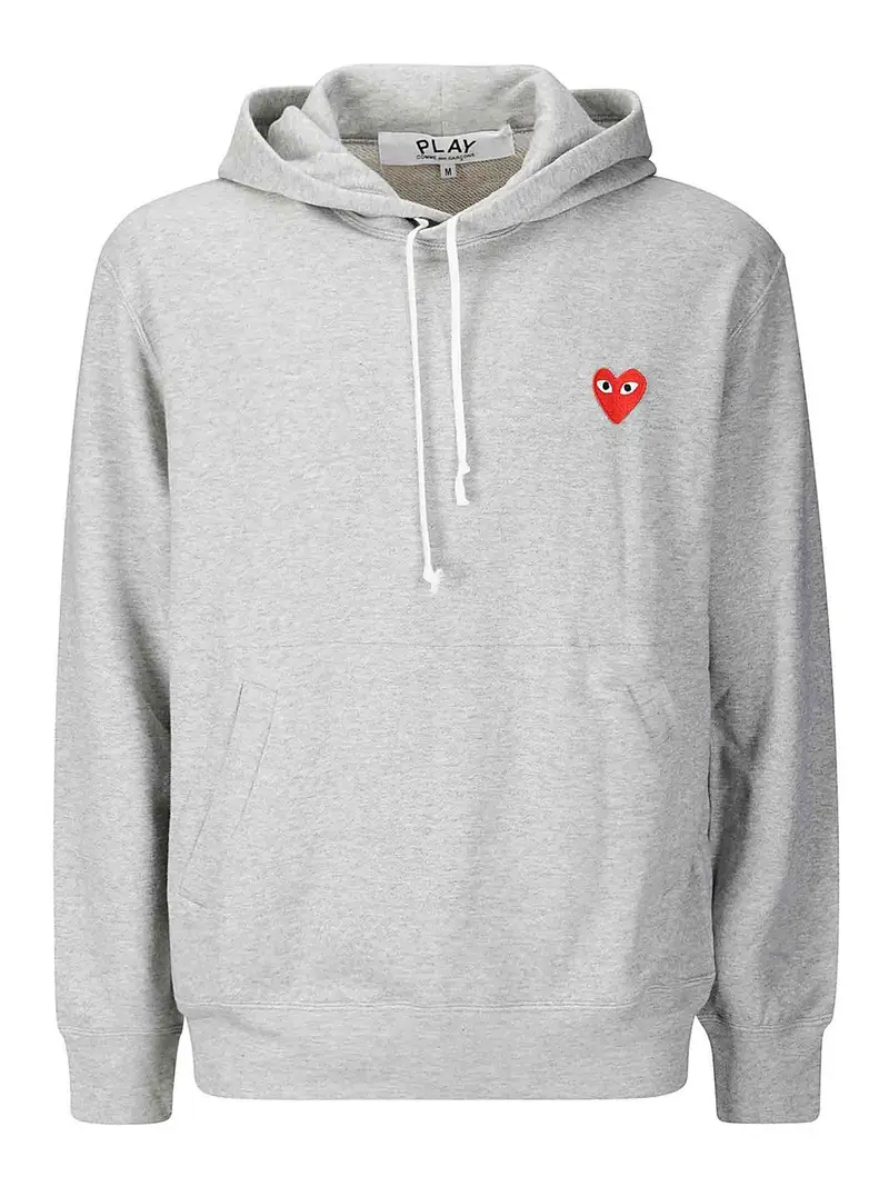 Felpa Stemma Rosso Grigio