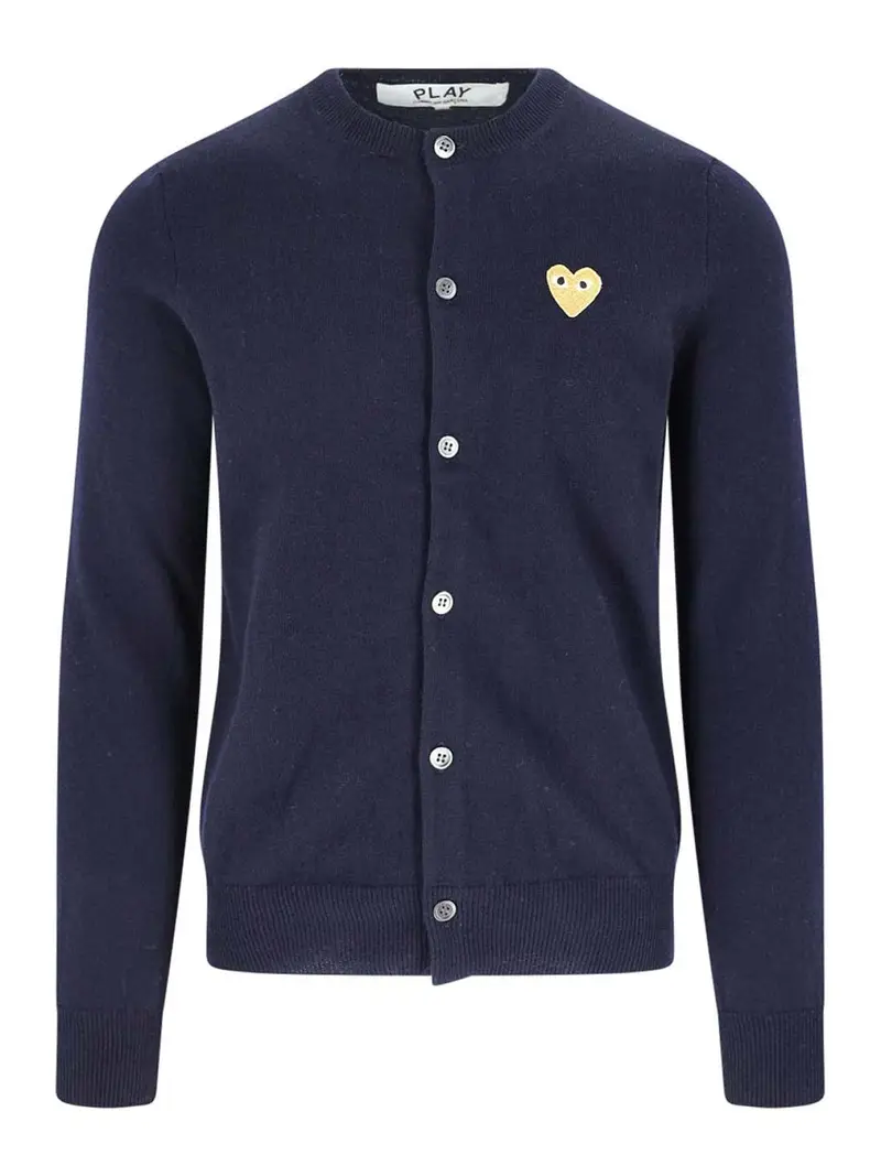 COMME DES GARÇONS PLAY Cardigan Blu 4154903