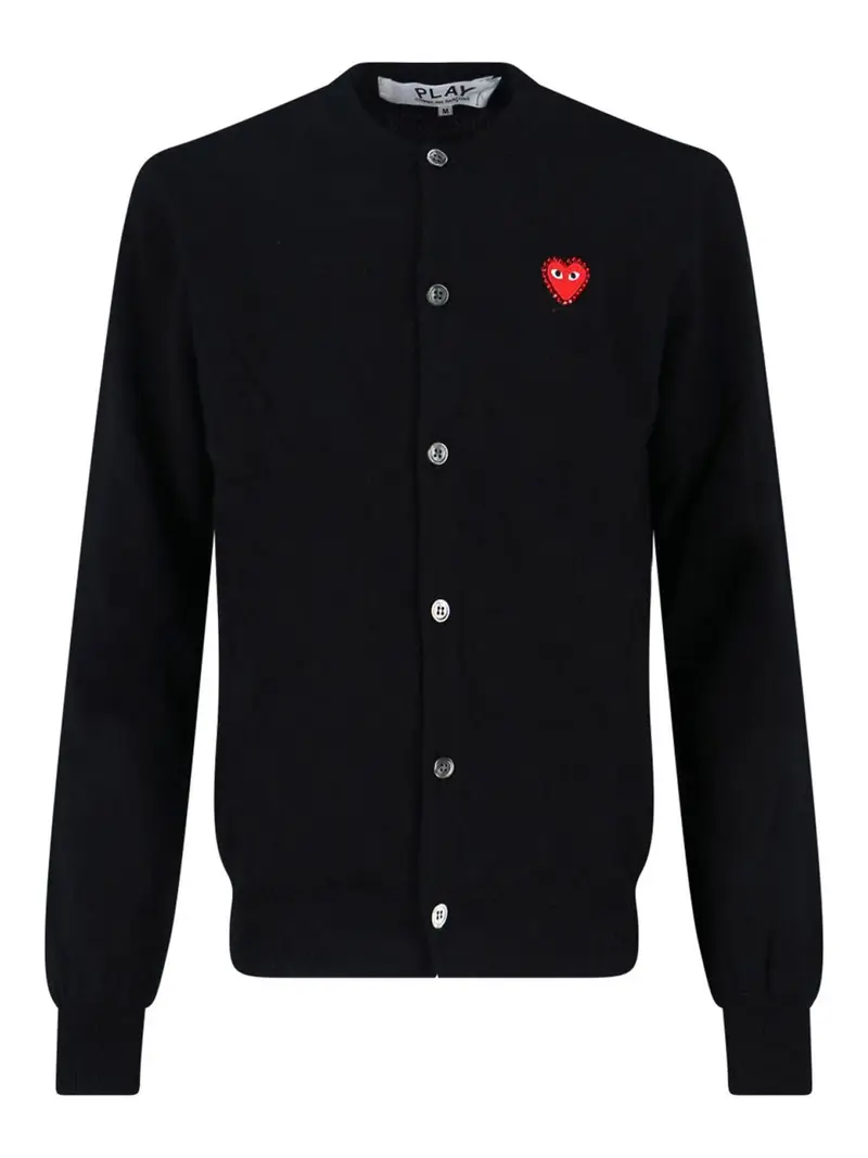 COMME DES GARÇONS PLAY Cardigan Nero 4203982