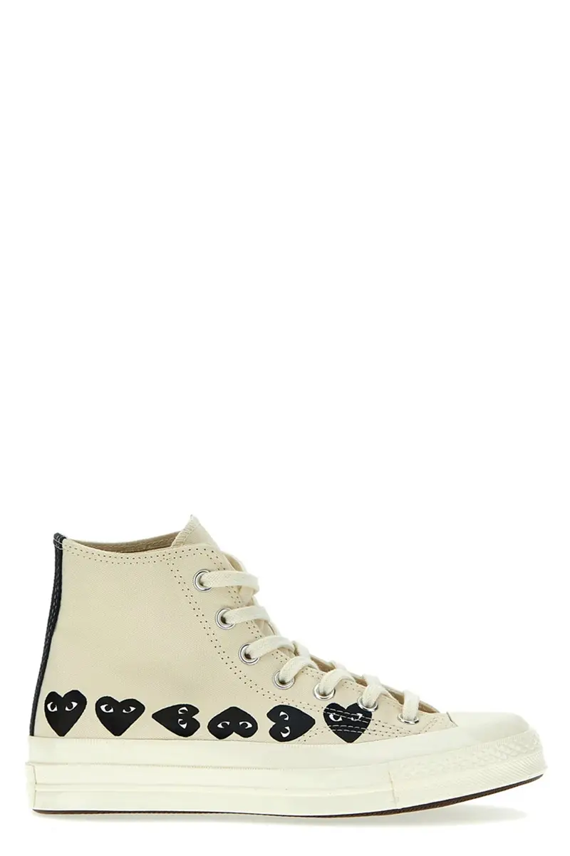 Sneaker Comme Des Garçons Play X Converse Bianco