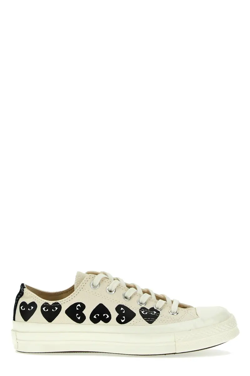 Sneaker Comme Des Garçons Play X Converse Bianco