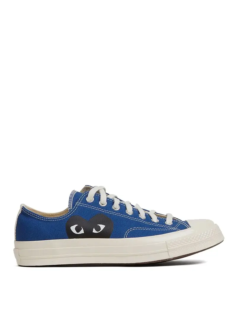 Sneakers con logo Blu