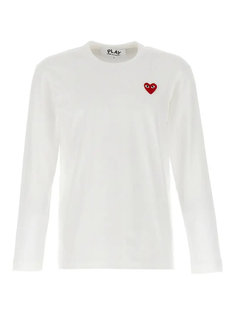 COMME DES GARÇONS PLAY T-shirt Bianco 4183600