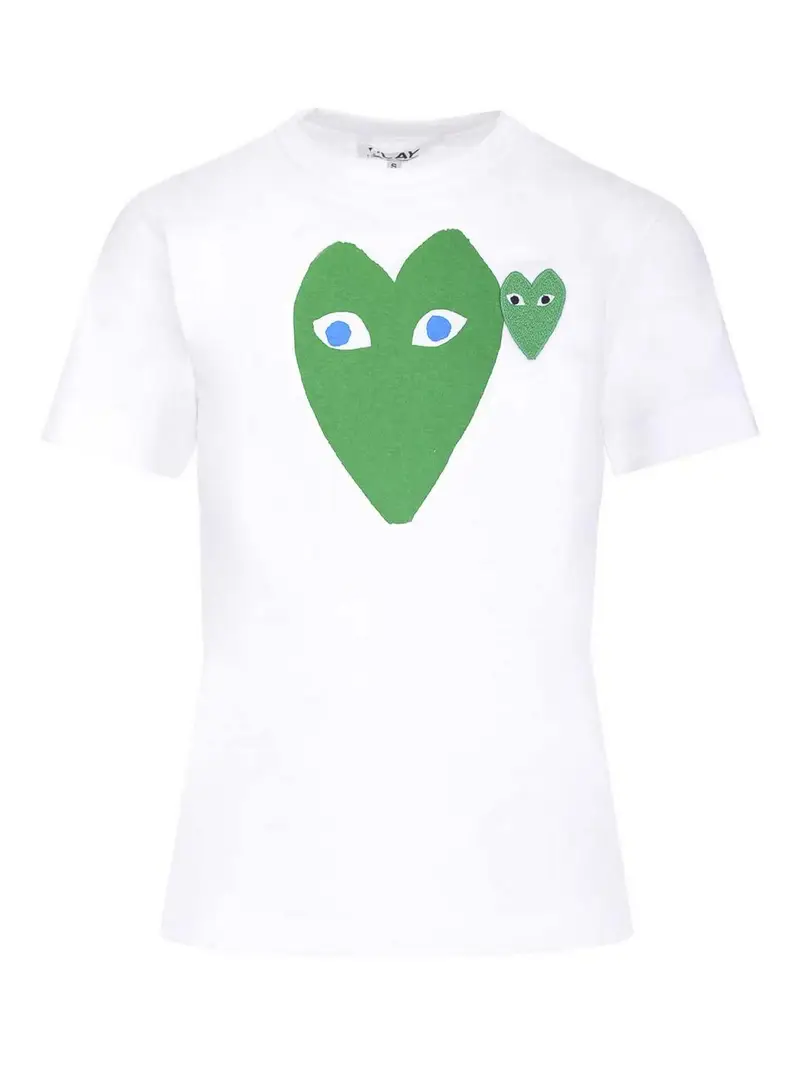 COMME DES GARÇONS PLAY T-shirt Verde 3268190