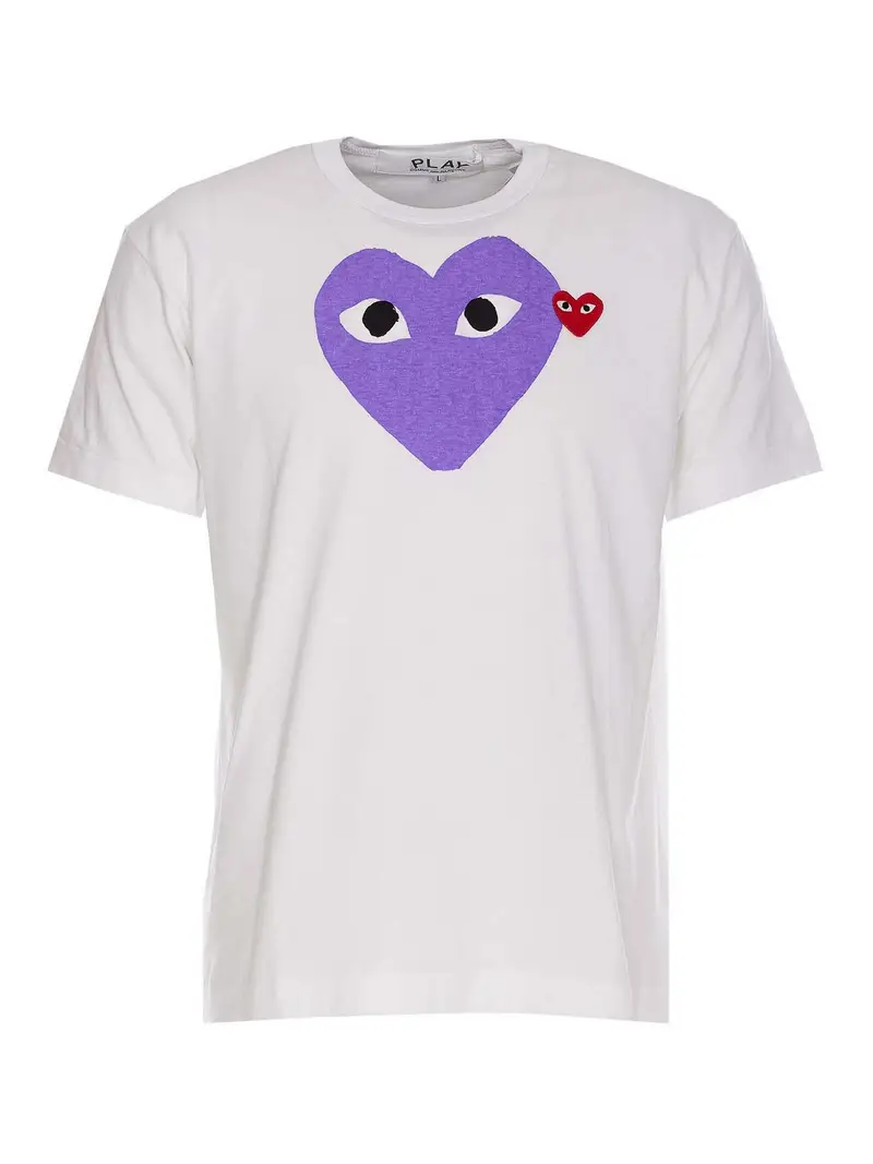 COMME DES GARÇONS PLAY T-shirt Viola 3359870