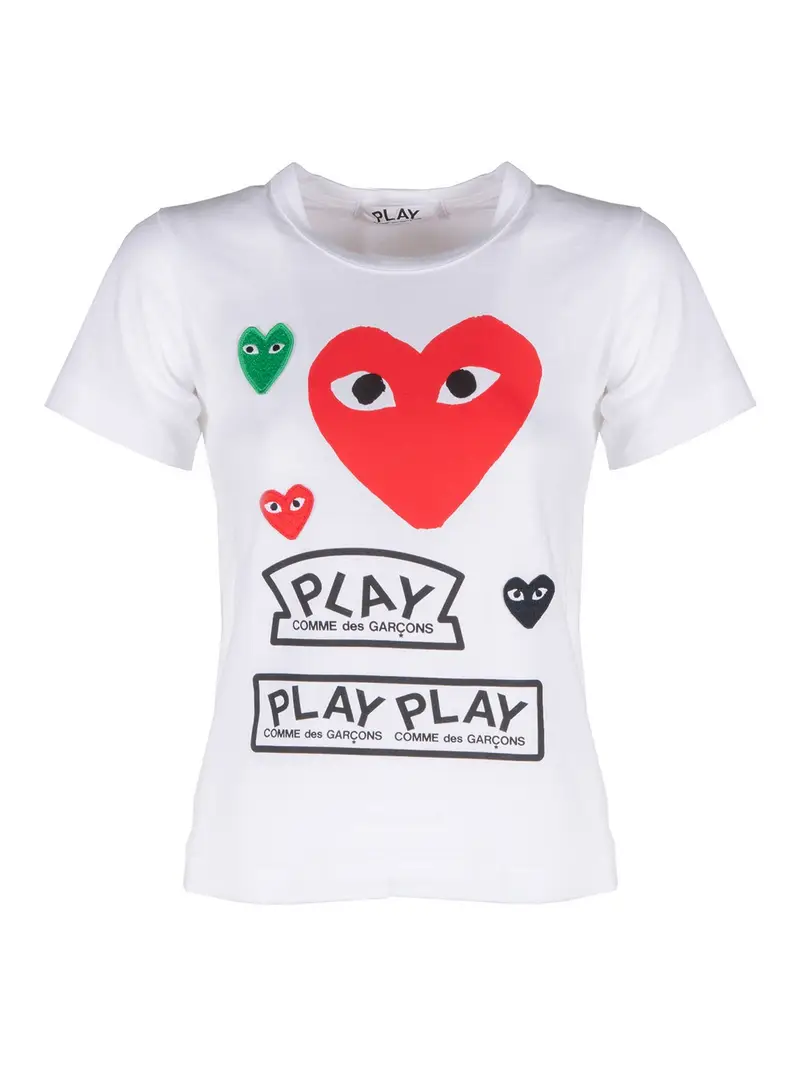 COMME DES GARÇONS PLAY T-shirt Donna Bianco 3259668