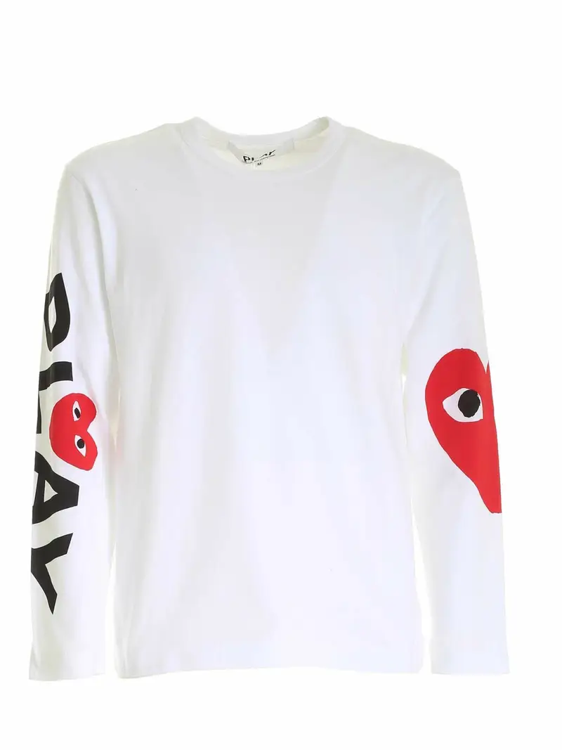 COMME DES GARÇONS PLAY T-shirt Bianco 3259244