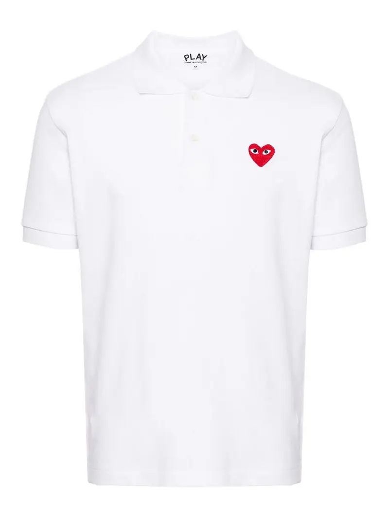 COMME DES GARÇONS PLAY Polo Bianco 3855920