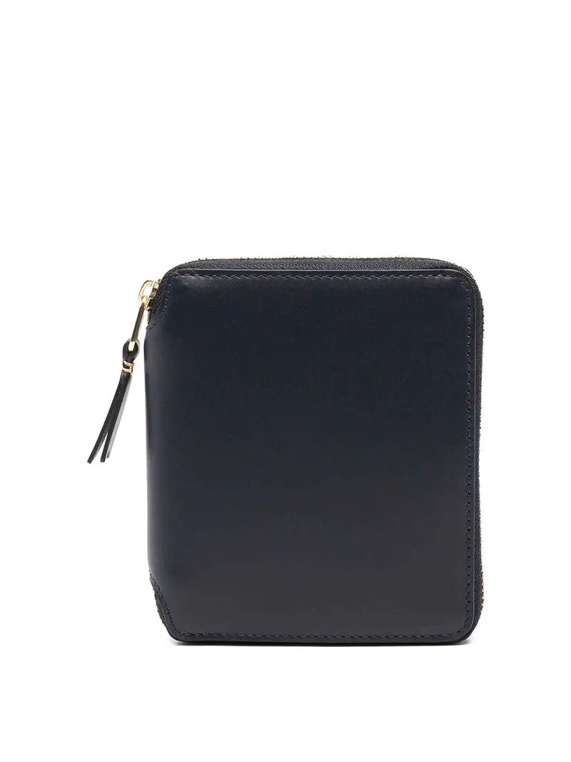 Portafoglio della Linea Classica in Pelle Blu