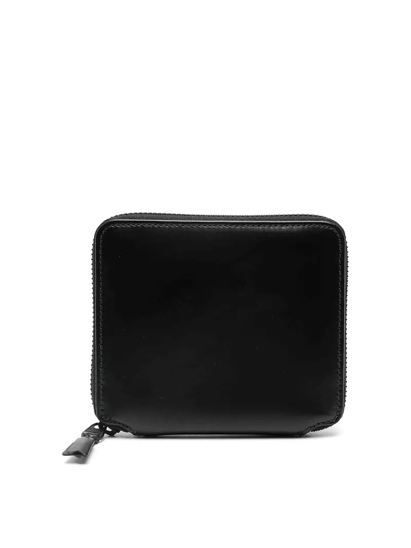 Portafoglio della Linea Classica in Pelle Nero