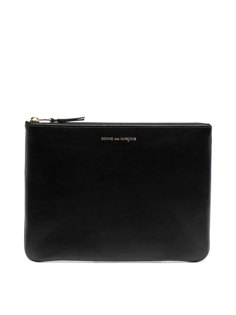 Portafoglio della Linea Classica in Pelle Nero