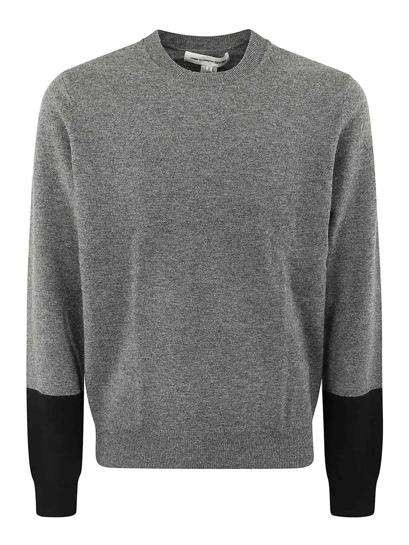 Pullover lavorato a maglia Grigio