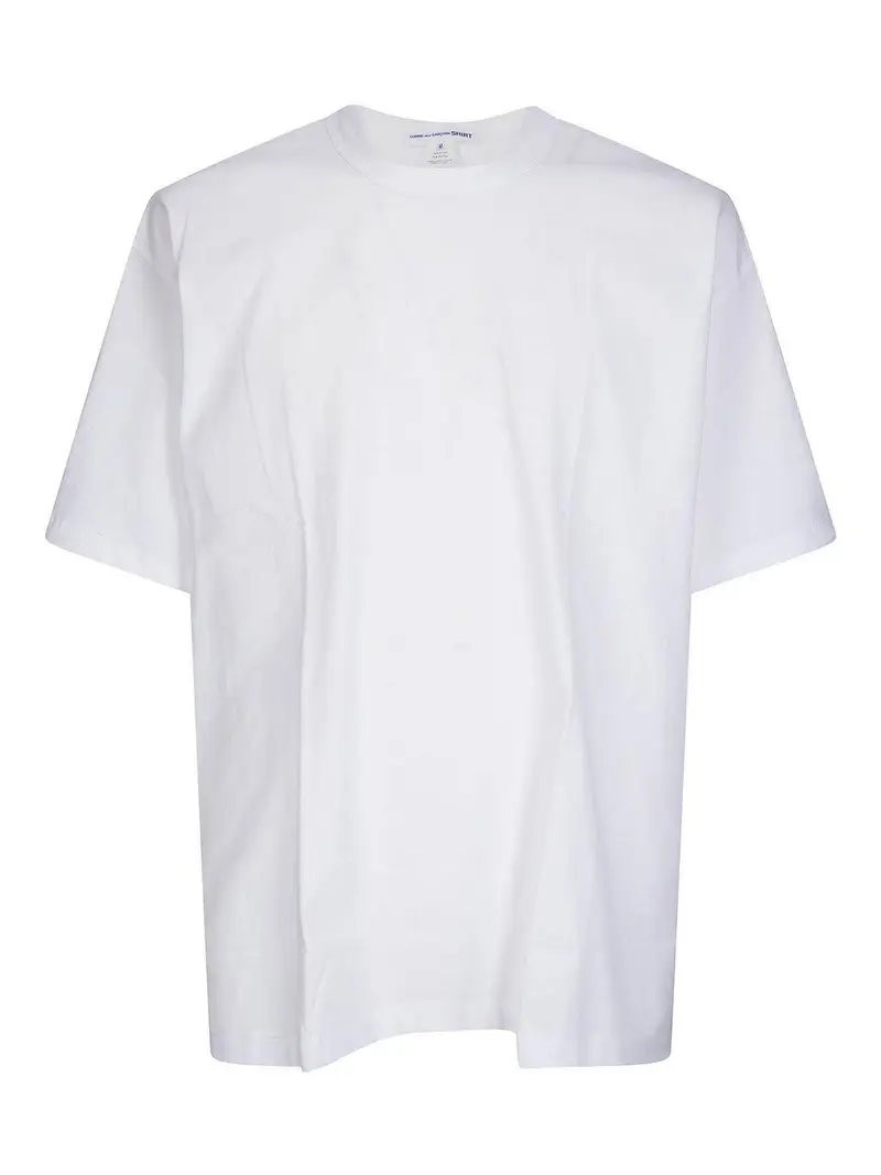 T-shirt da uomo lavorata a maglia Bianco