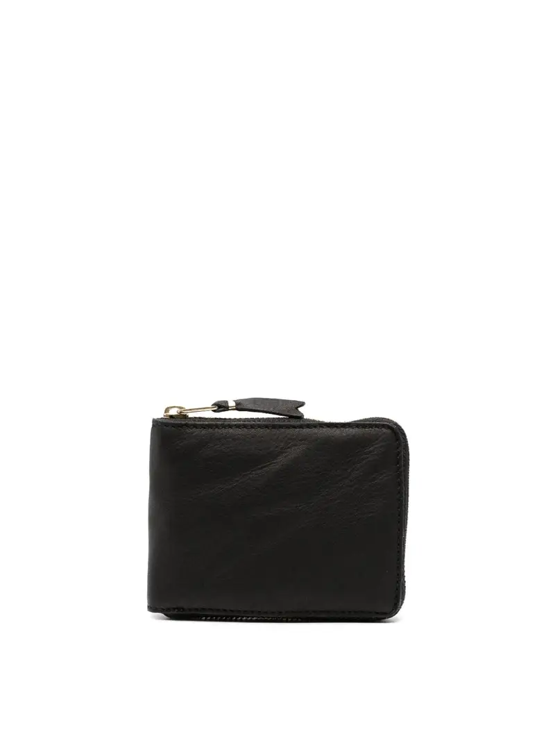 Portafoglio in pelle lavata Beige