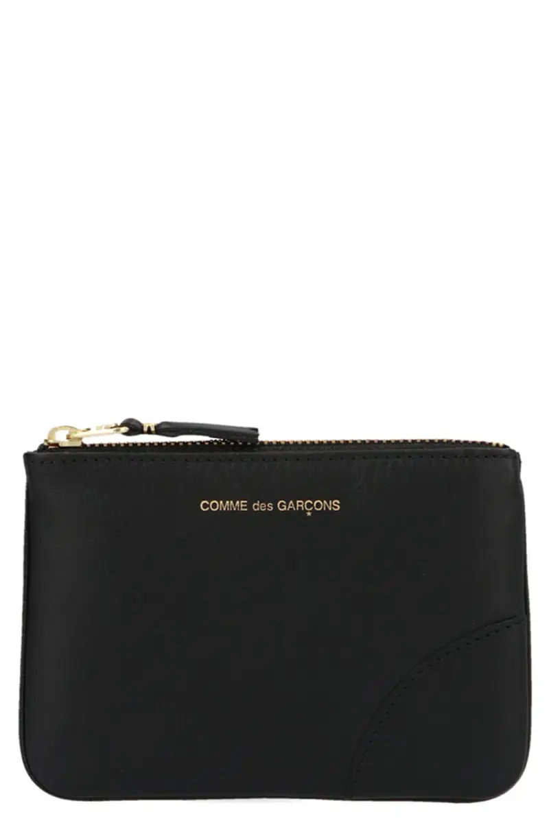 Portafoglio Stampa Logo Nero