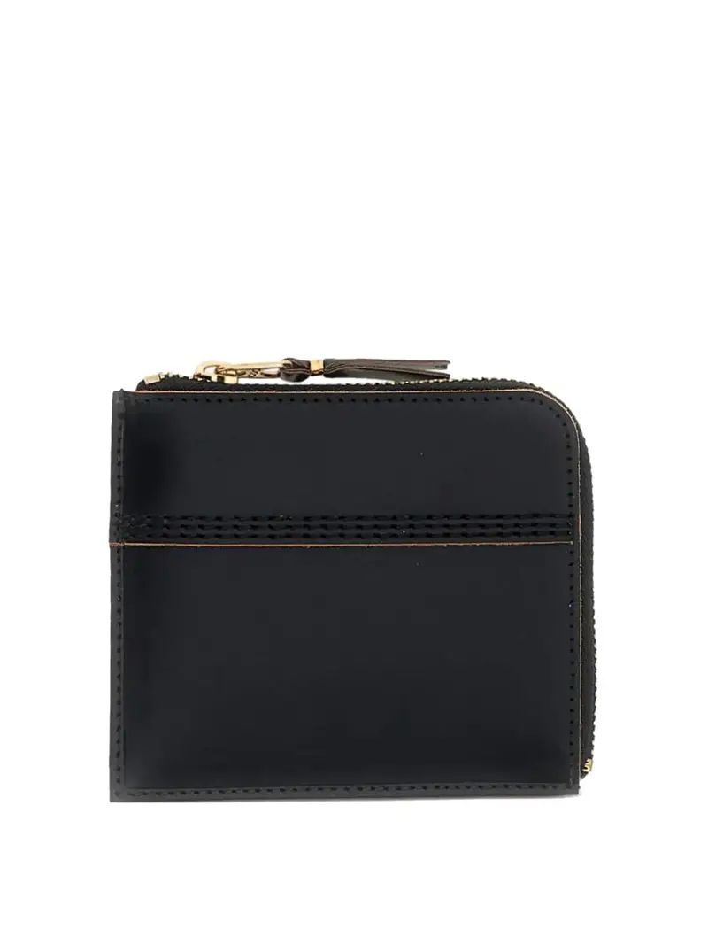 Portafoglio Triple Stitch Nero