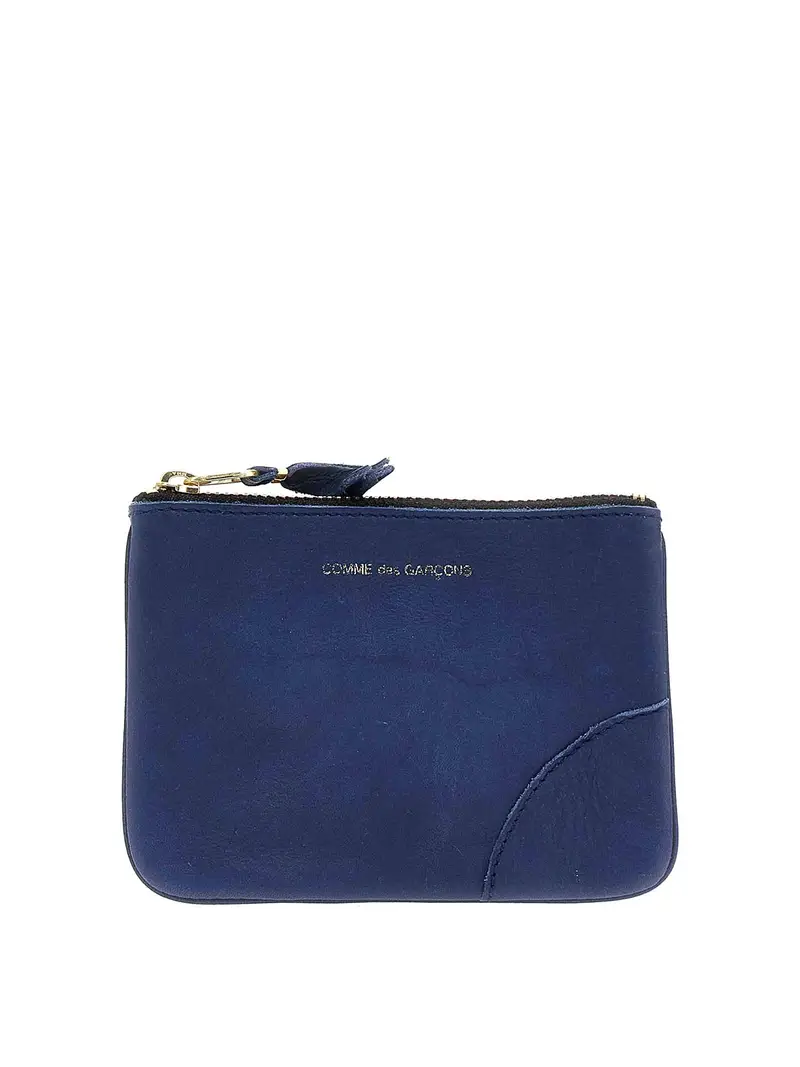 Portafoglio Washed Blu