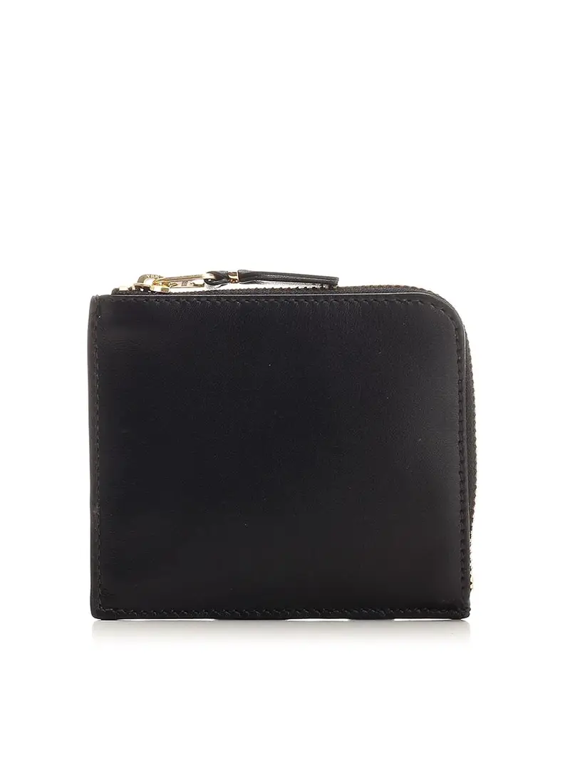 Zip intorno al portafoglio Bianco