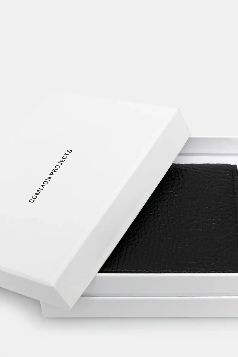 portacarte in pelle Card Holder Wallet colore nero 9174.7001 miniatura 4