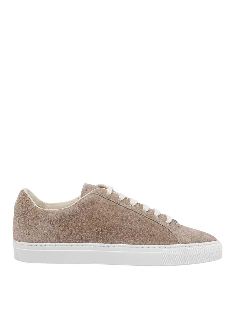 Sneakers Achilles in pelle scamosciata Beige