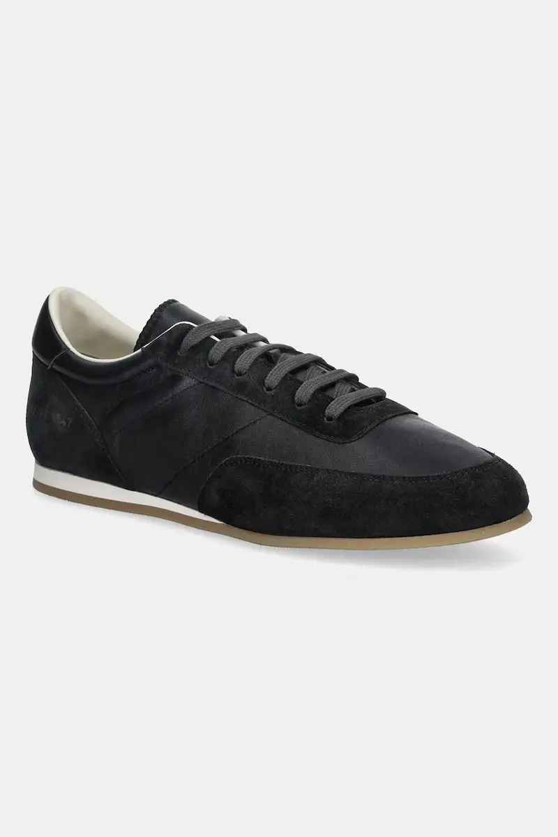 sneakers in pelle Minimal Runner uomo colore nero 5233.7547