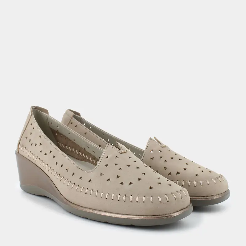 COMODIA Mocassini Donna Beige 2965792 miniatura 2