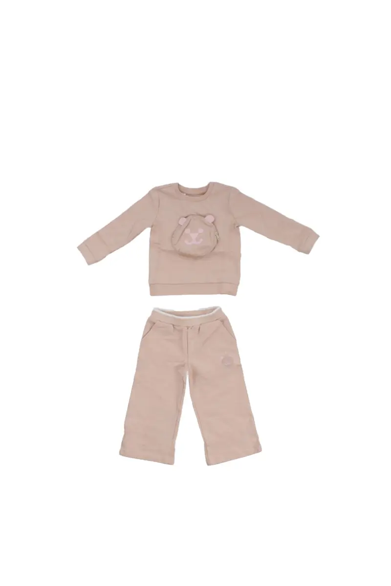 Completo Bambina GUESS Beige Smoked peach