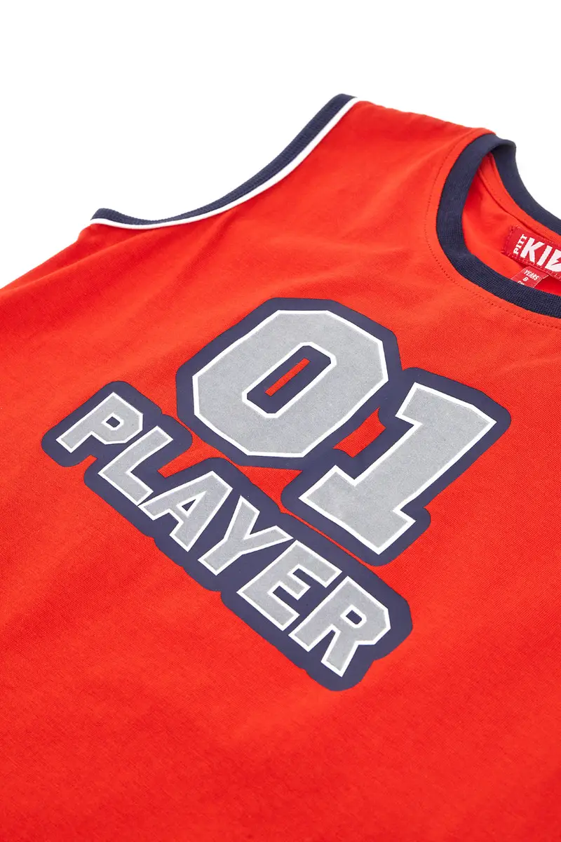 Completo Blu con Stampa Color Grigio Pitt Kids PT-G-SE-05011 miniatura 3