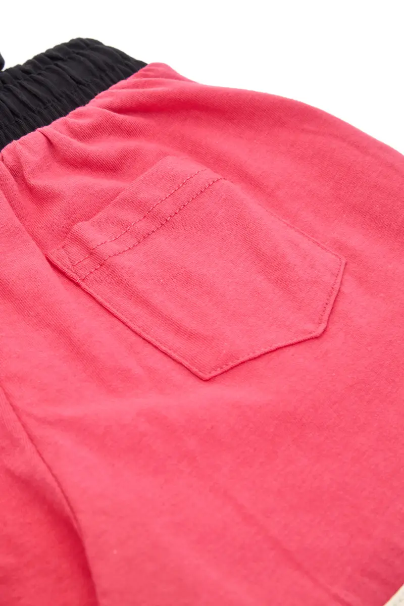 Completo Canotta e Pantaloncini Fuxia e Nero PITT KIDS PT-K-SE-7030 miniatura 2