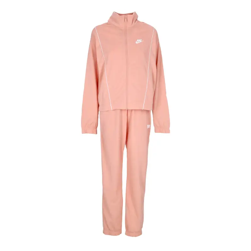 Completo Tuta Donna W Essential Tracksuit Lt Madder Root/white/white