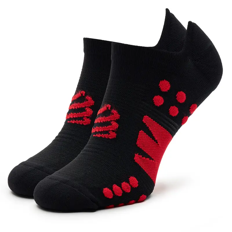 Calzini corti unisex Compressport XU00045B Nero