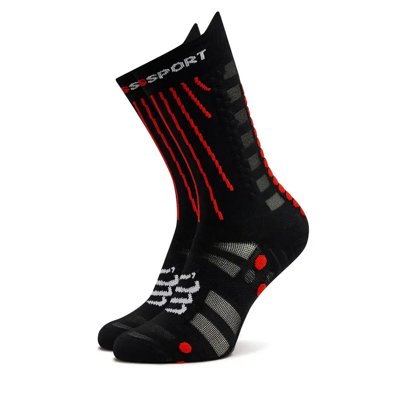 Calzini lunghi unisex Compressport Aero XU00054B Nero