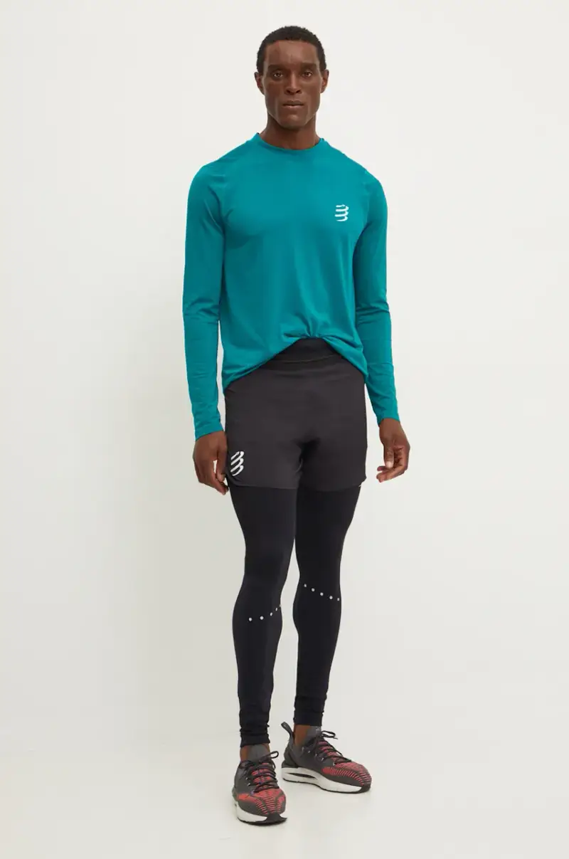 leggings da corsa Winter Running colore nero ATIM3249 miniatura 2