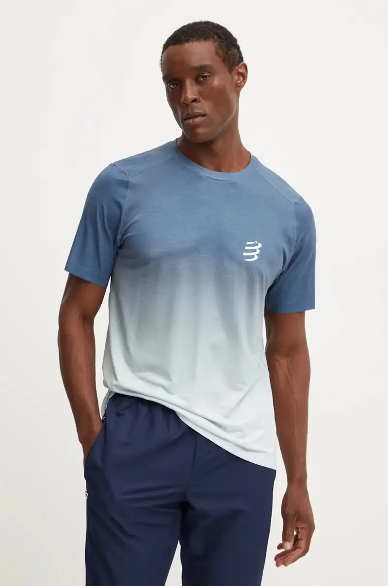 maglietta da corsa Performance colore blu ATSM4920 miniatura 2