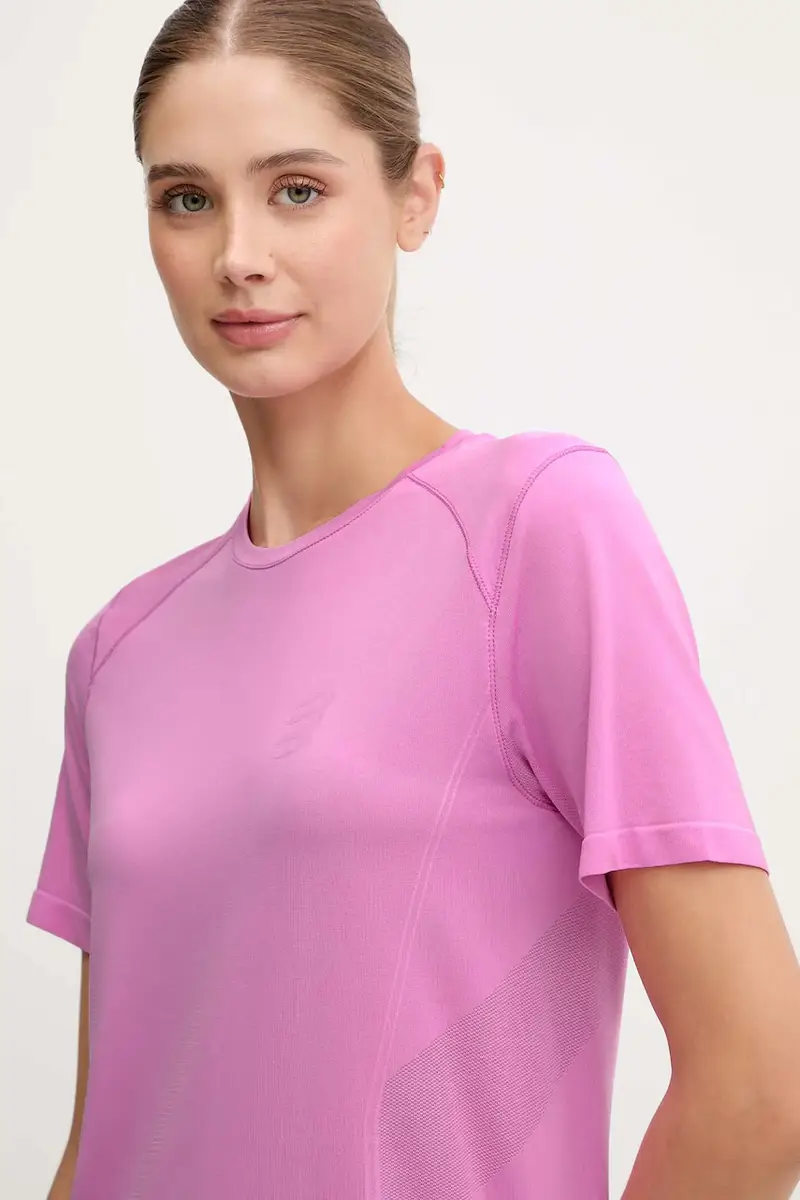 maglietta da corsa Performance colore violetto ATSW4930 Rosa miniatura 4