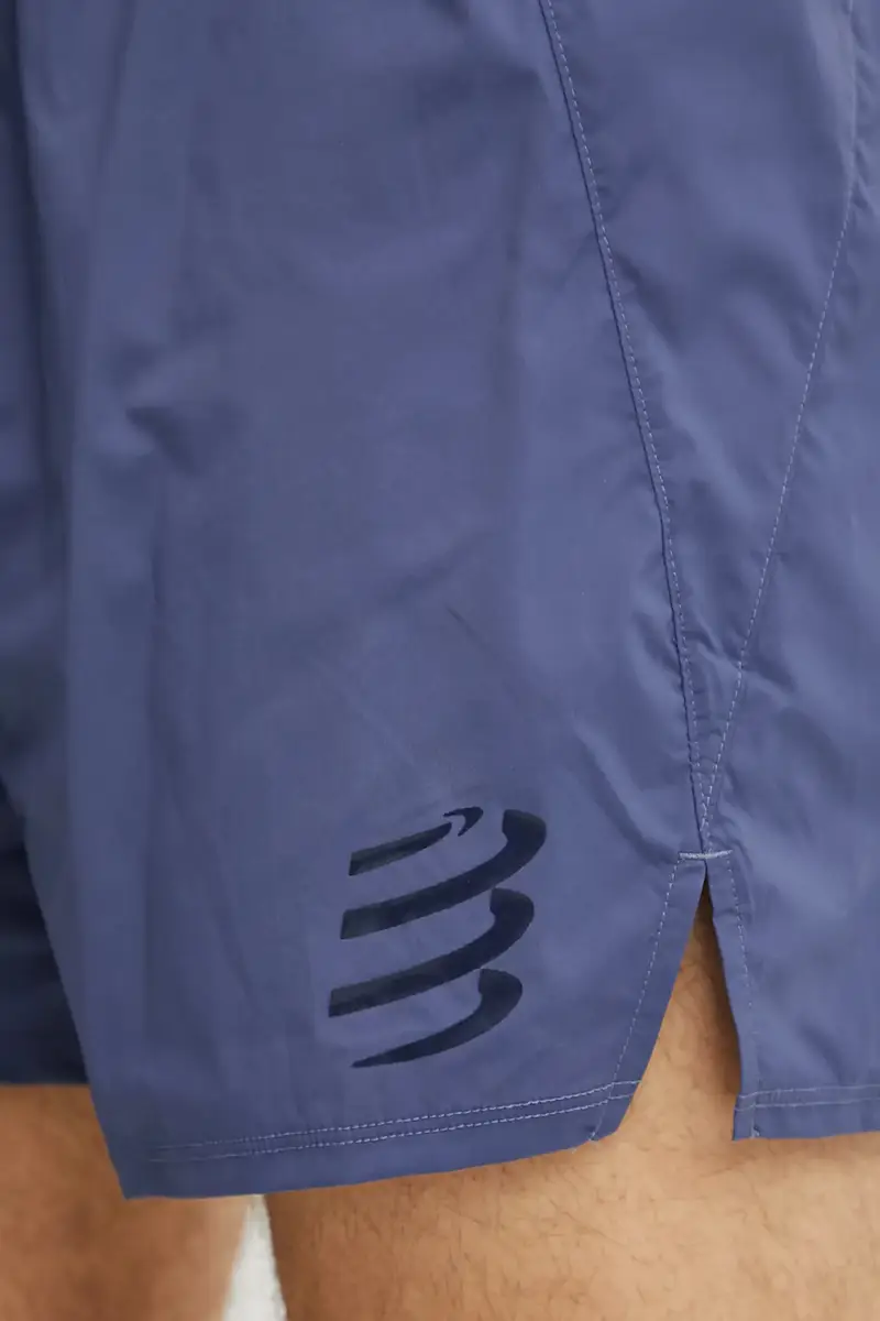 pantaloncini da allenamento uomo colore blu ASHM739 miniatura 3