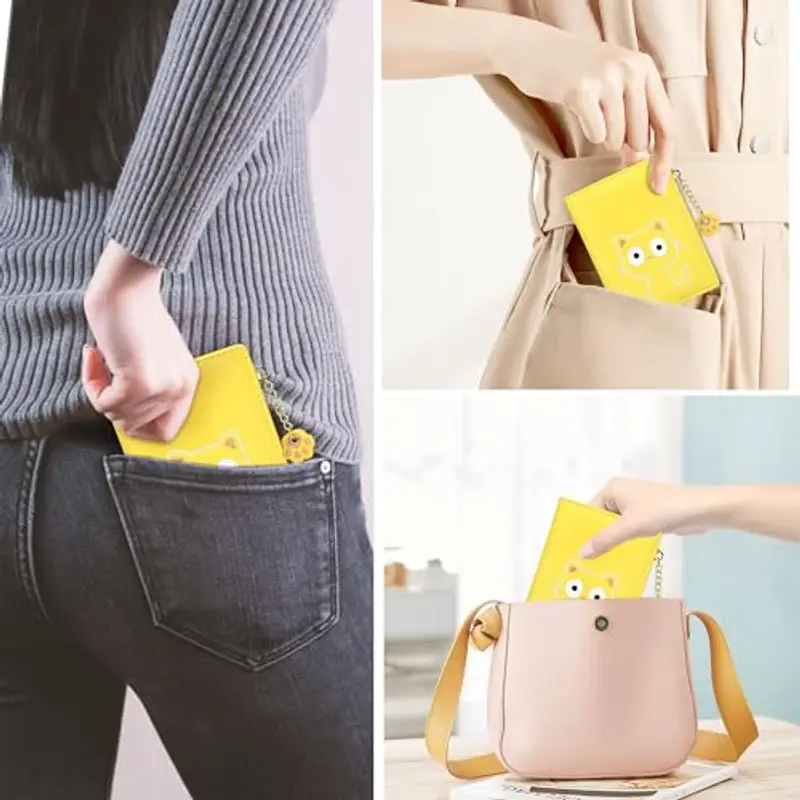 Conisy Portamonete Donna Giallo 1985326 miniatura 3