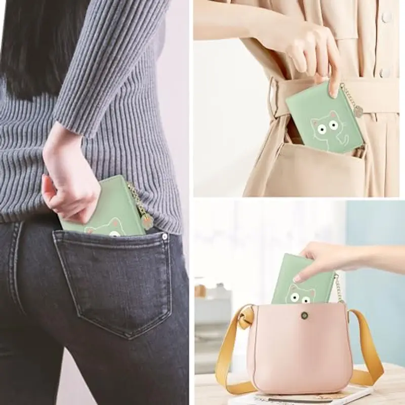 Conisy Portamonete Donna Verde 1985327 miniatura 3