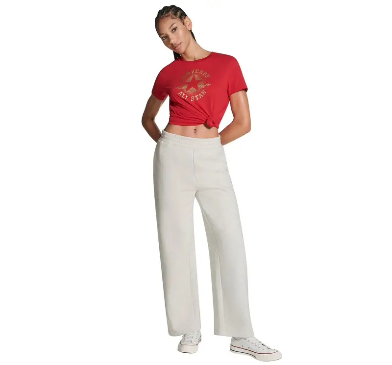 Barrel Leg Sweatpants Pantaloni da Donna in Grigio Lt Grey Heather