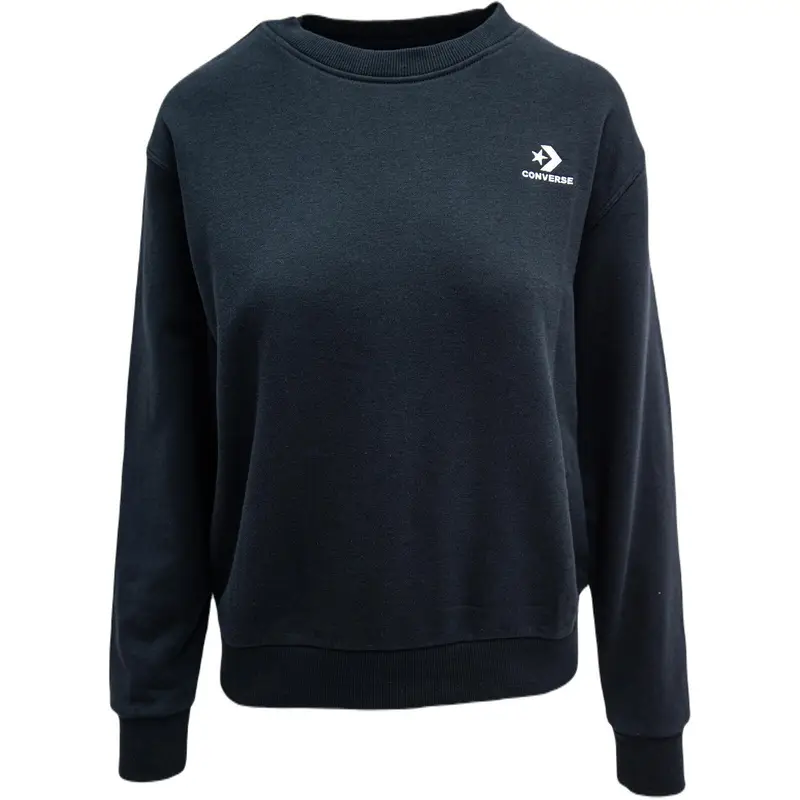 Camicetta Converse Foundation Crew. Nero. Donne | Converse