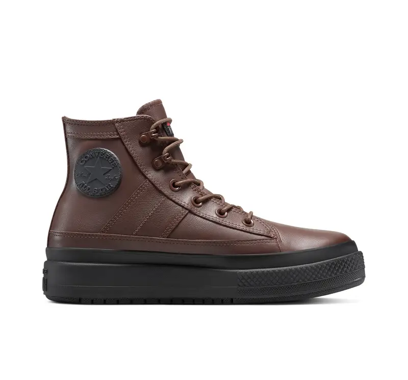 Chuck Taylor All Star Equip Waterproof Boot Stivaletto, Pelle in Marrone Totally Fudged