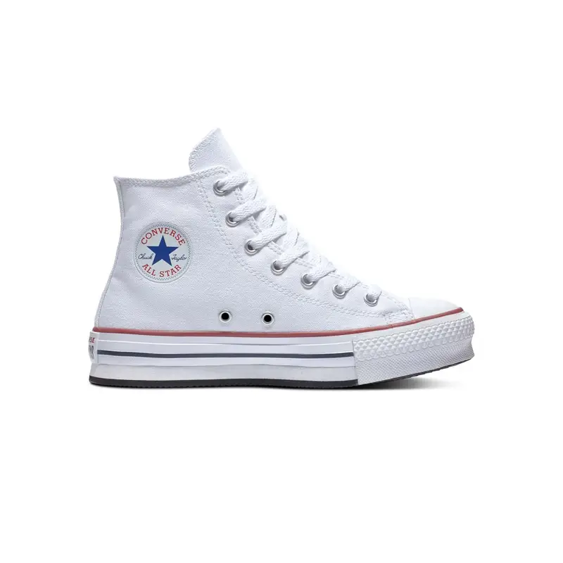 Chuck Taylor All Star Eva Lift Platform Hi Gs Bianco Bambino EUR 37,5