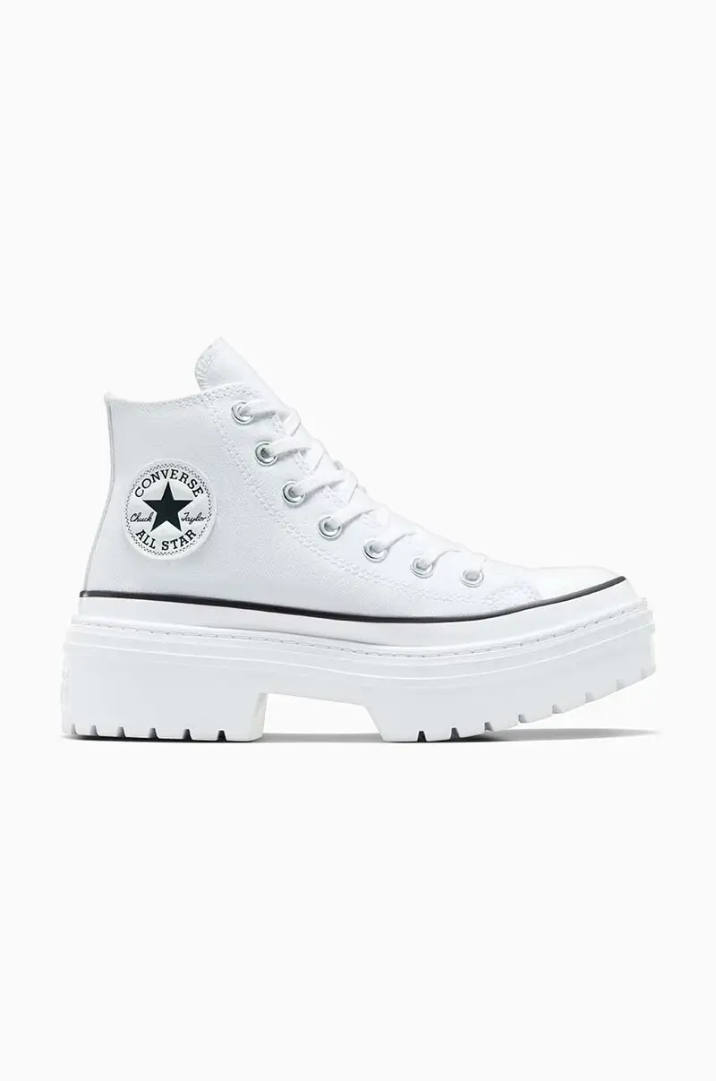Chuck Taylor All Star Lugged Heel Platform Hi White A10364C Bianco