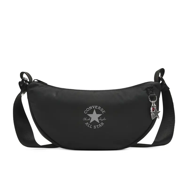 Converse Borsa Chuck Taylor Patch Crescent Crossbody Nero