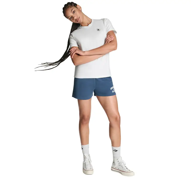 Converse T-shirt Donna Bianco 4026914