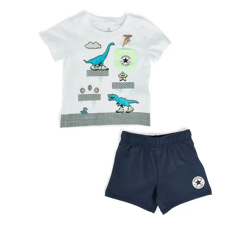 Completo bambino converse dino- 6cb352-695 | Converse Bianco
